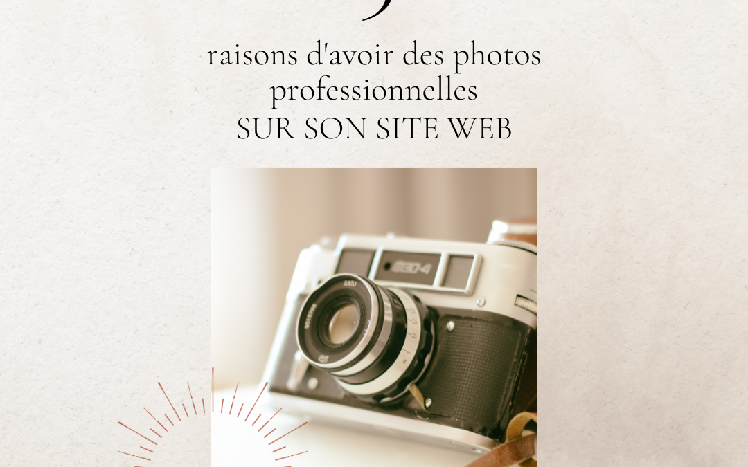 photos professionnelles pour son site web
